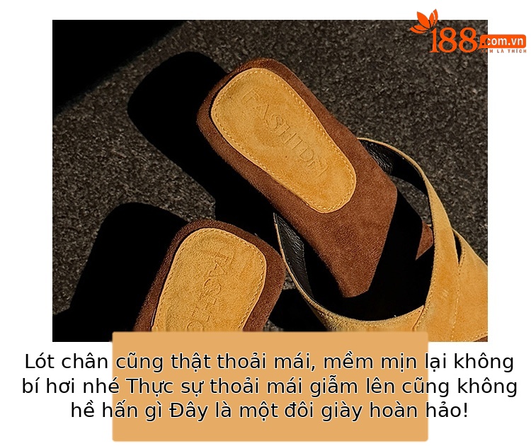 Sandal cao gót nữ quai chéo kiểu Pháp mũi vuông hở ngón, gót xuồng 7 cm — màu đen, Màu da báo, màu vàng, màu đỏ chi tiết 3