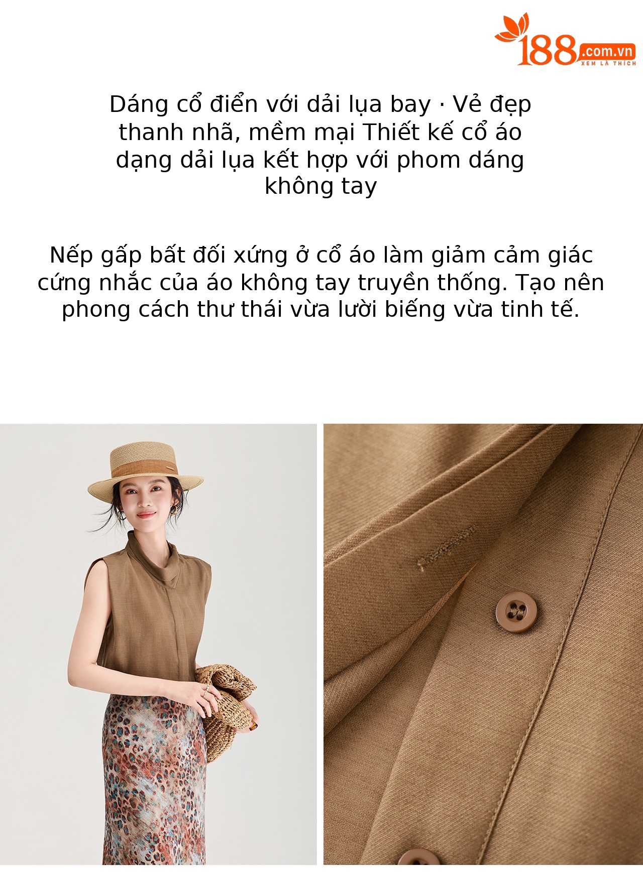 Áo thun nữ không đối xứng tay lỡ cổ trễ vai phong cách thiết kế — màu trắng chi tiết 8