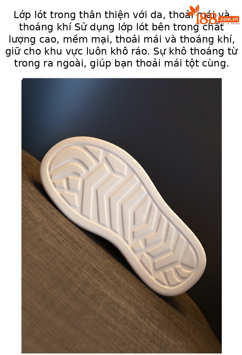 Giày sneaker nữ đế dày tăng chiều cao mũi tròn phong cách bánh mì trắng mùa hè 2026 — màu đen, màu trắng chi tiết 9