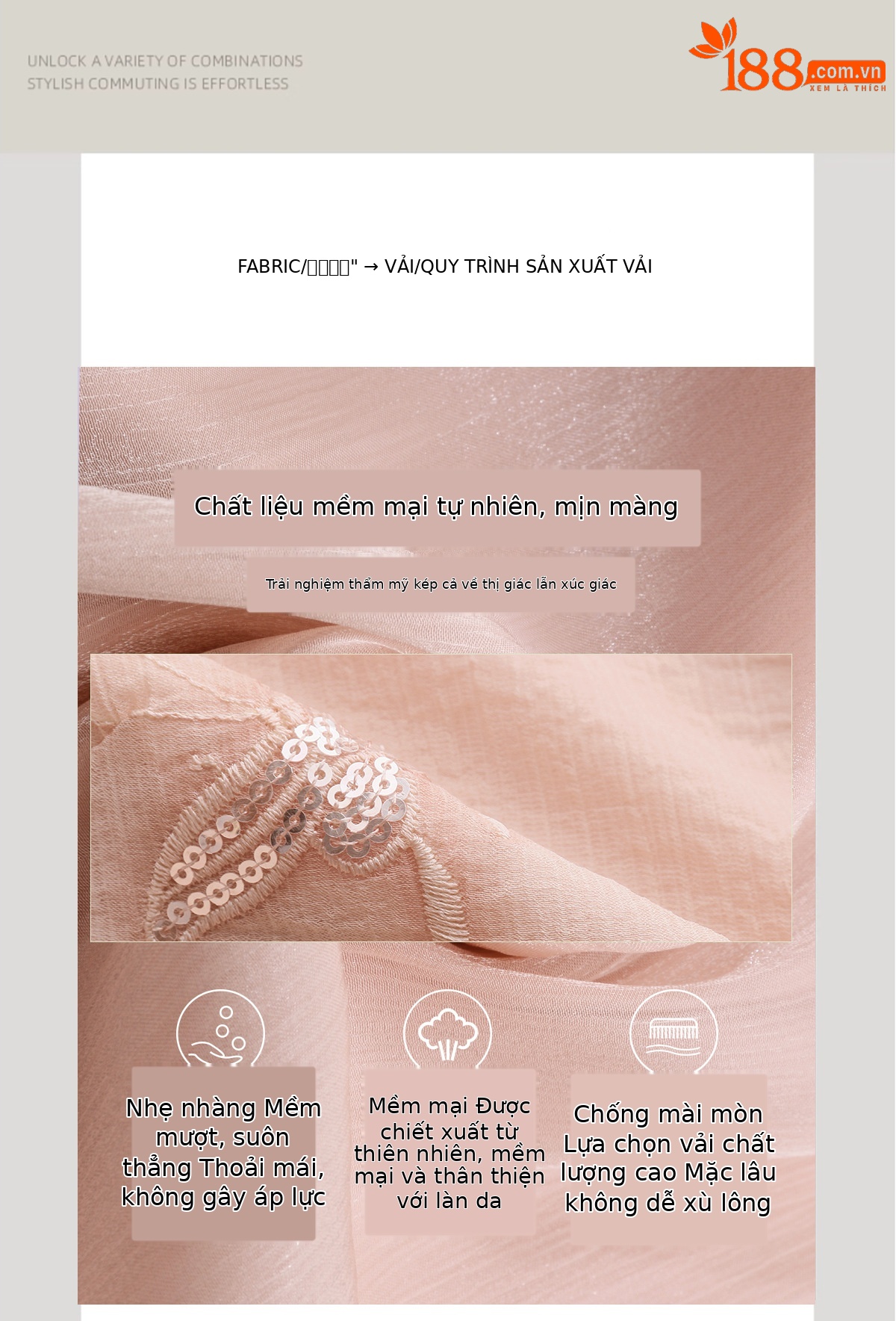 Set áo sơ mi thêu hoa kết hợp chân váy midi phong cách tân cổ điển — Màu hồng, màu trắng ngà chi tiết 2