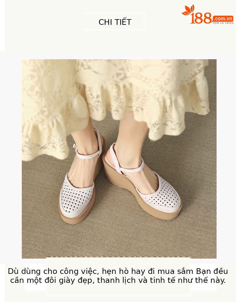 Sandal cao gót nữ mũi nhọn quai ngang đế dày 9.5cm — màu trắng ngà, màu mơ chi tiết 2