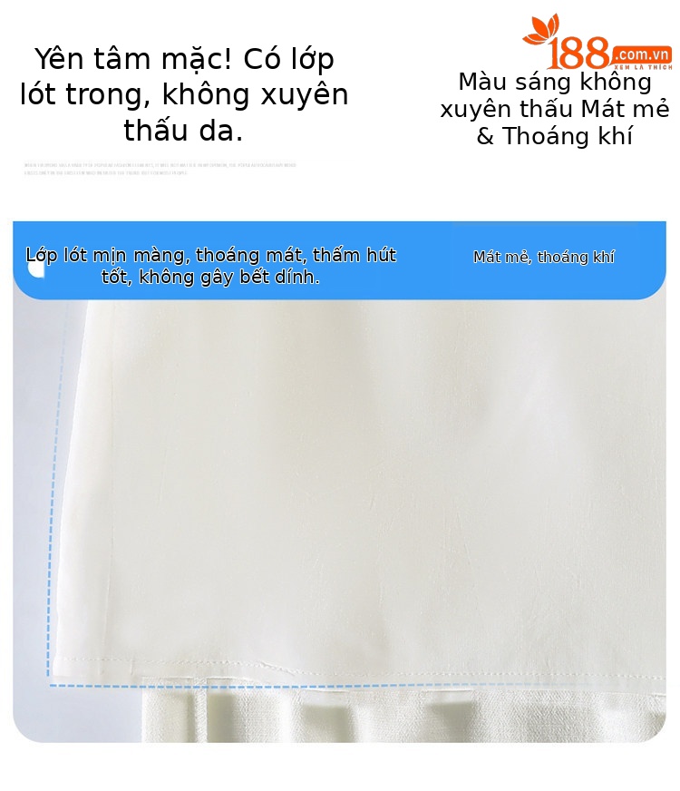 Quần culottes nữ ống rộng cạp cao vải linen phối sợi Tencel mỏng nhẹ mùa hè — Màu đen thông thường chi tiết 14