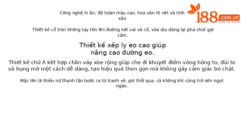 Đầm maxi nữ họa tiết hoa nhí không tay cổ tròn dáng suông thắt eo — Màu ảnh chi tiết 5