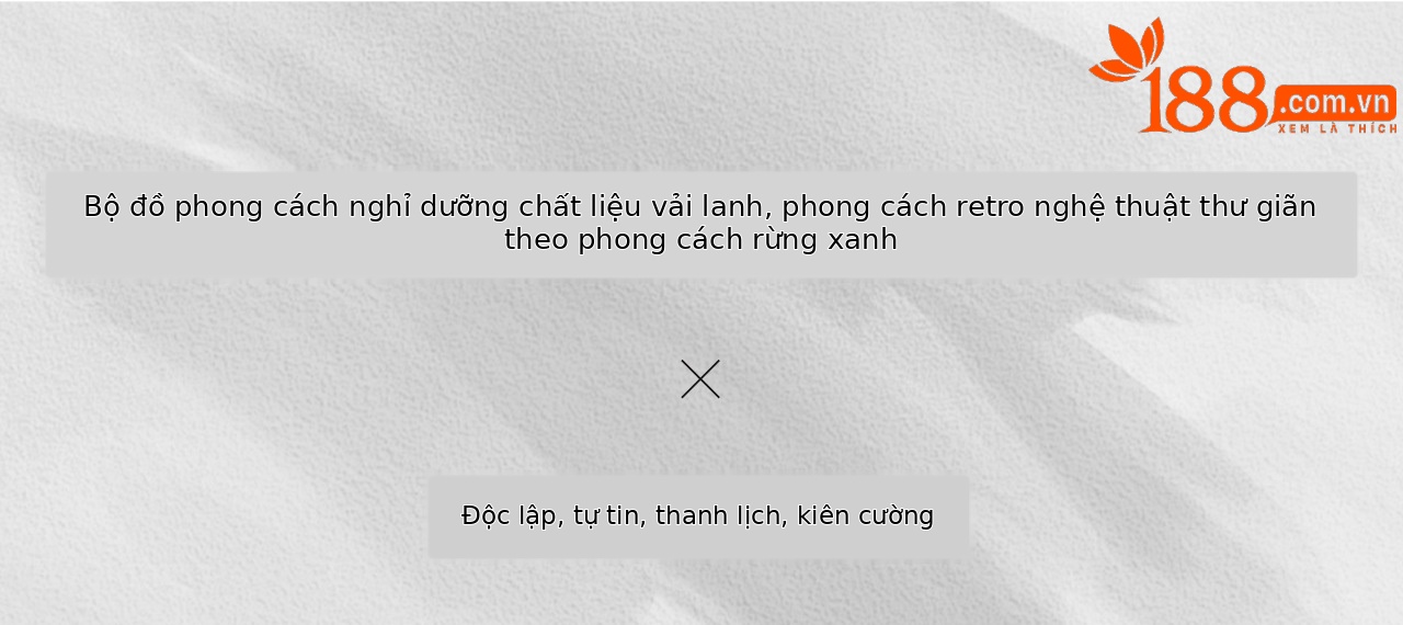 Bộ áo sơ mi và chân váy hai mảnh nữ chất liệu tơ sen phối eo — xanh lam chi tiết 1