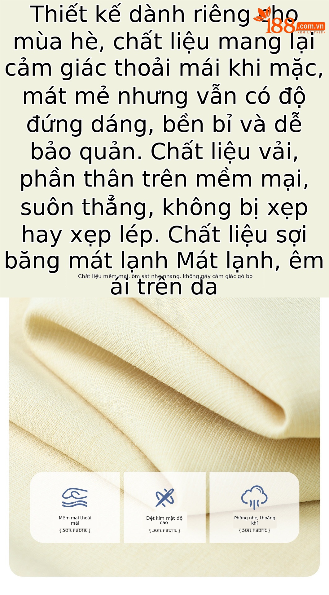 Quần legging yoga nữ cạp cao ống suông chất liệu lụa băng mát mẻ — Màu trắng gạo - Extended chi tiết 14