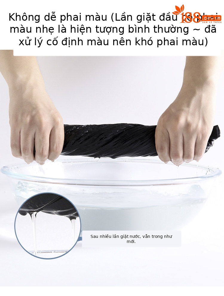 Quần ống rộng nữ cạp cao kiểu Pháp dáng suông rộng — màu đen chi tiết 17