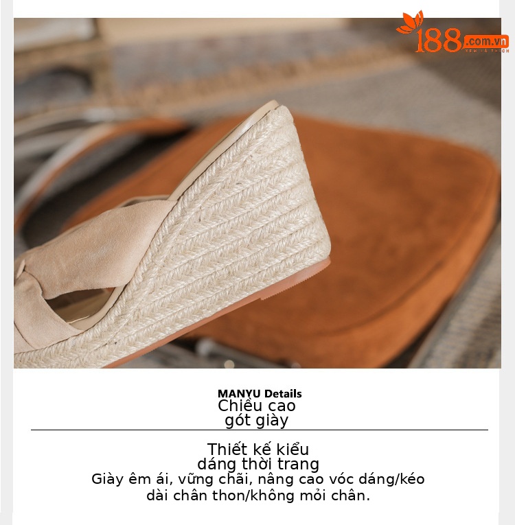 Sandal cao gót nữ hở mũi đế xuồng gót cao 9 cm — Xanh lá cây nhạtcolor chi tiết 5