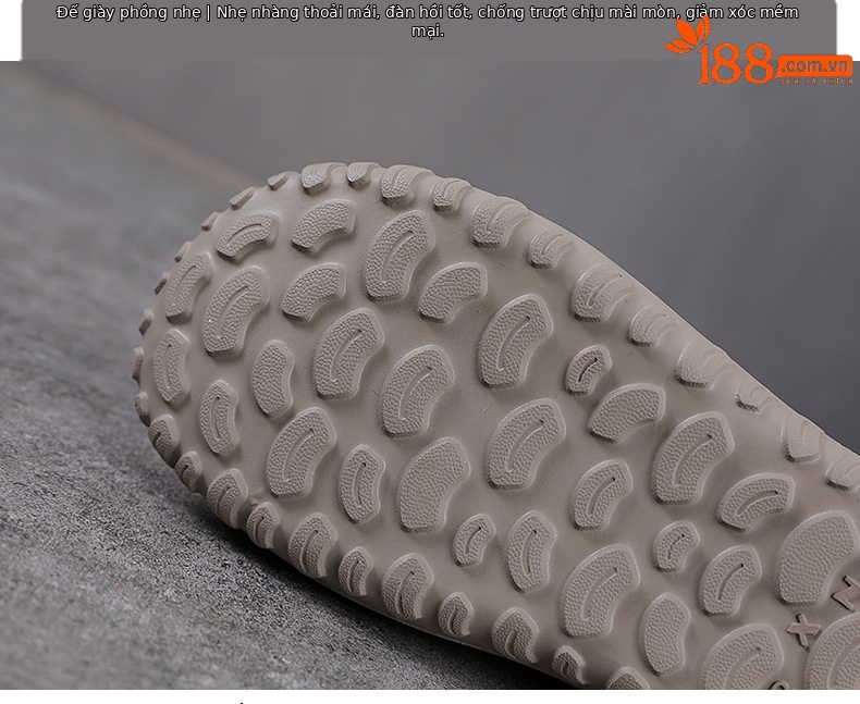 Sandal nữ da bò mũi kín đế dày phong cách La Mã — màu be chi tiết 7