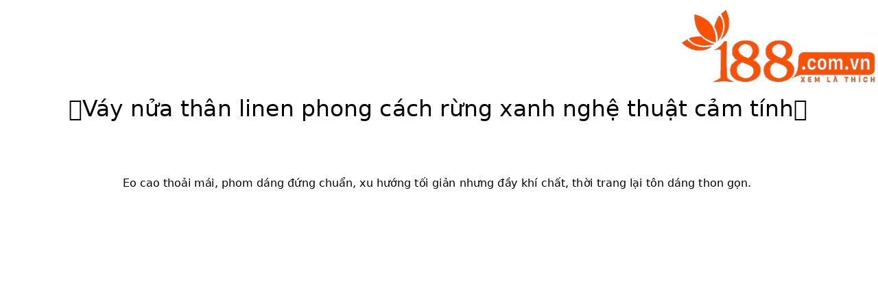 Chân váy xếp ly nữ xòe chất liệu tencel linen thoáng mát — Màu gai dầu thô chi tiết 1