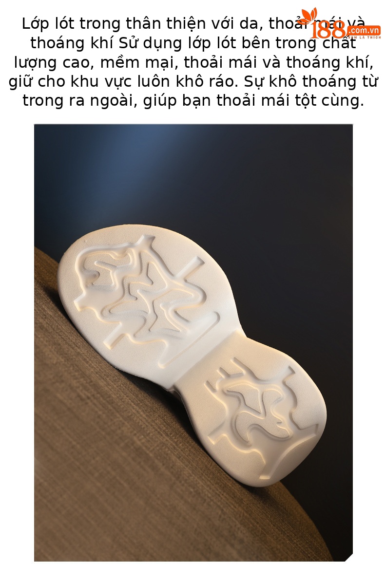 Dép mule nữ đế dày khóa thắt lưng, hở gót, phong cách loafer không gót — màu đen, màu trắng chi tiết 9