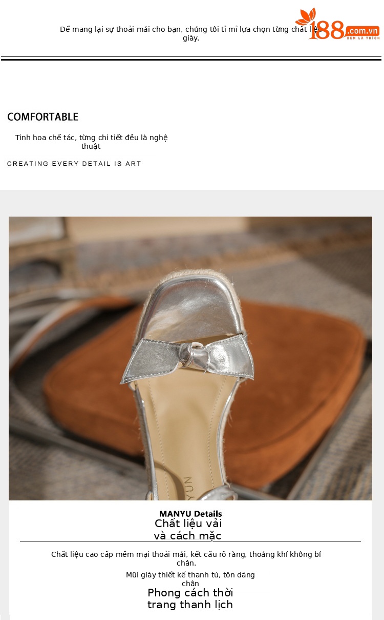 Sandal cao gót nữ hở mũi đế xuồng bện thừng gót 9 cm — màu vàng chi tiết 3