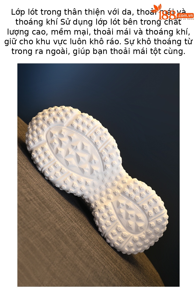 Dép lười nữ đế bánh xốp tăng chiều cao, mũi trùm kín, form rộng thoải mái — màu trắng, bạc chi tiết 9