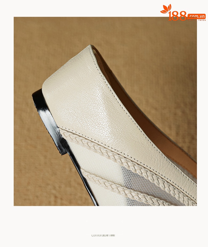 Sandal cao gót nữ mũi nhọn quai chéo gót 5 cm phong cách Hàn Quốc — đen chi tiết 18