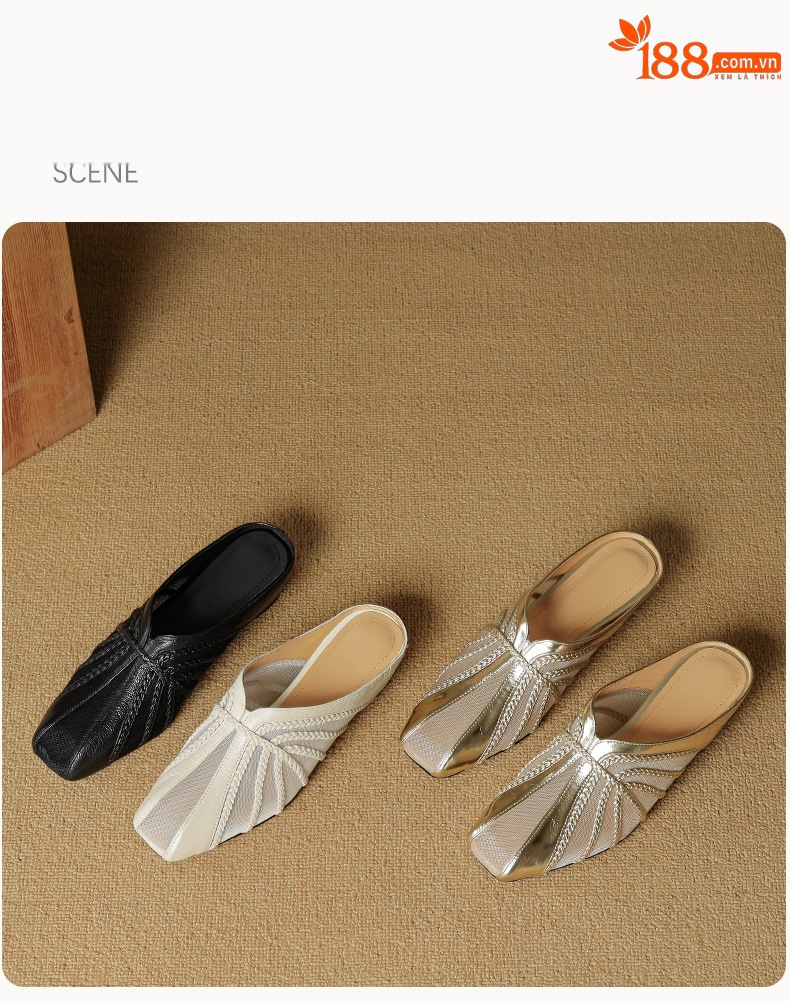 Sandal cao gót nữ mũi nhọn quai chéo gót 5 cm phong cách Hàn Quốc — đen chi tiết 20