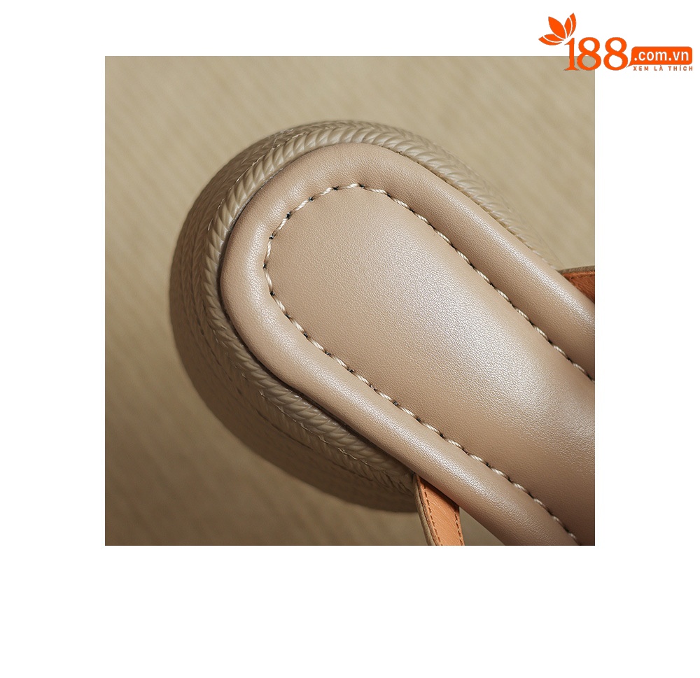 Sandal cao gót nữ hở mũi phong cách hoa, gót 6 cm — màu trắng ngà chi tiết 18