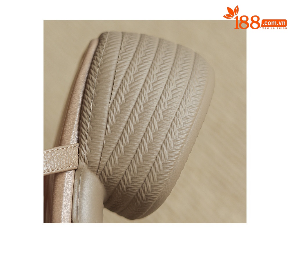 Sandal cao gót nữ hở mũi phong cách hoa, gót 6 cm — màu trắng ngà chi tiết 19