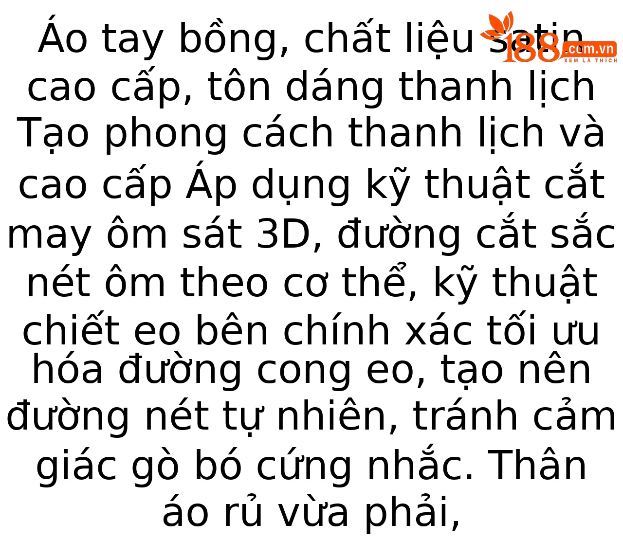 Áo thun nữ cổ tròn tay lửng chất liệu acetate cao cấp phong cách Pháp — màu đen chi tiết 3