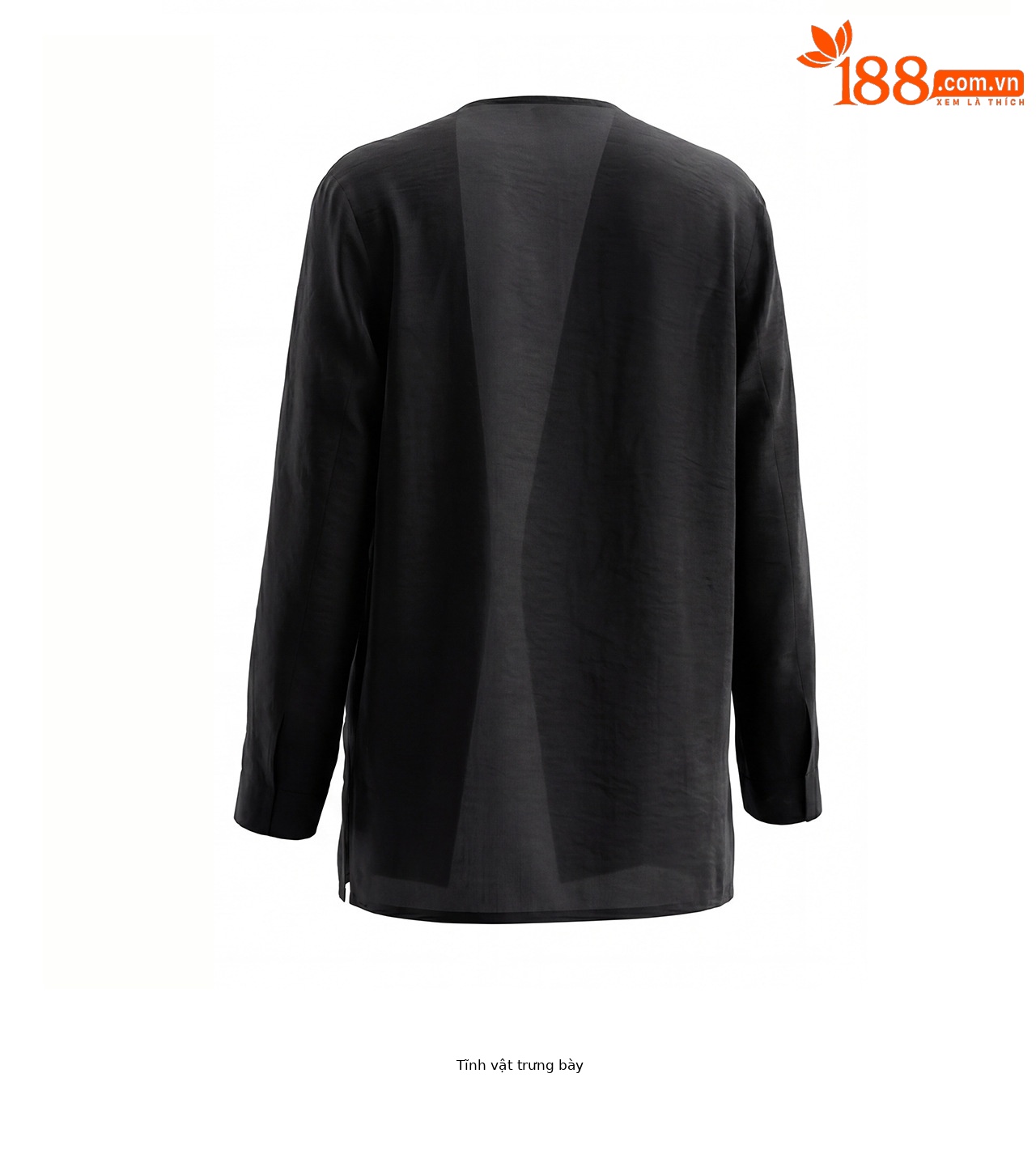 Áo cardigan nữ tay dài chất liệu tencel mát lạnh dáng rộng — màu đen chi tiết 25