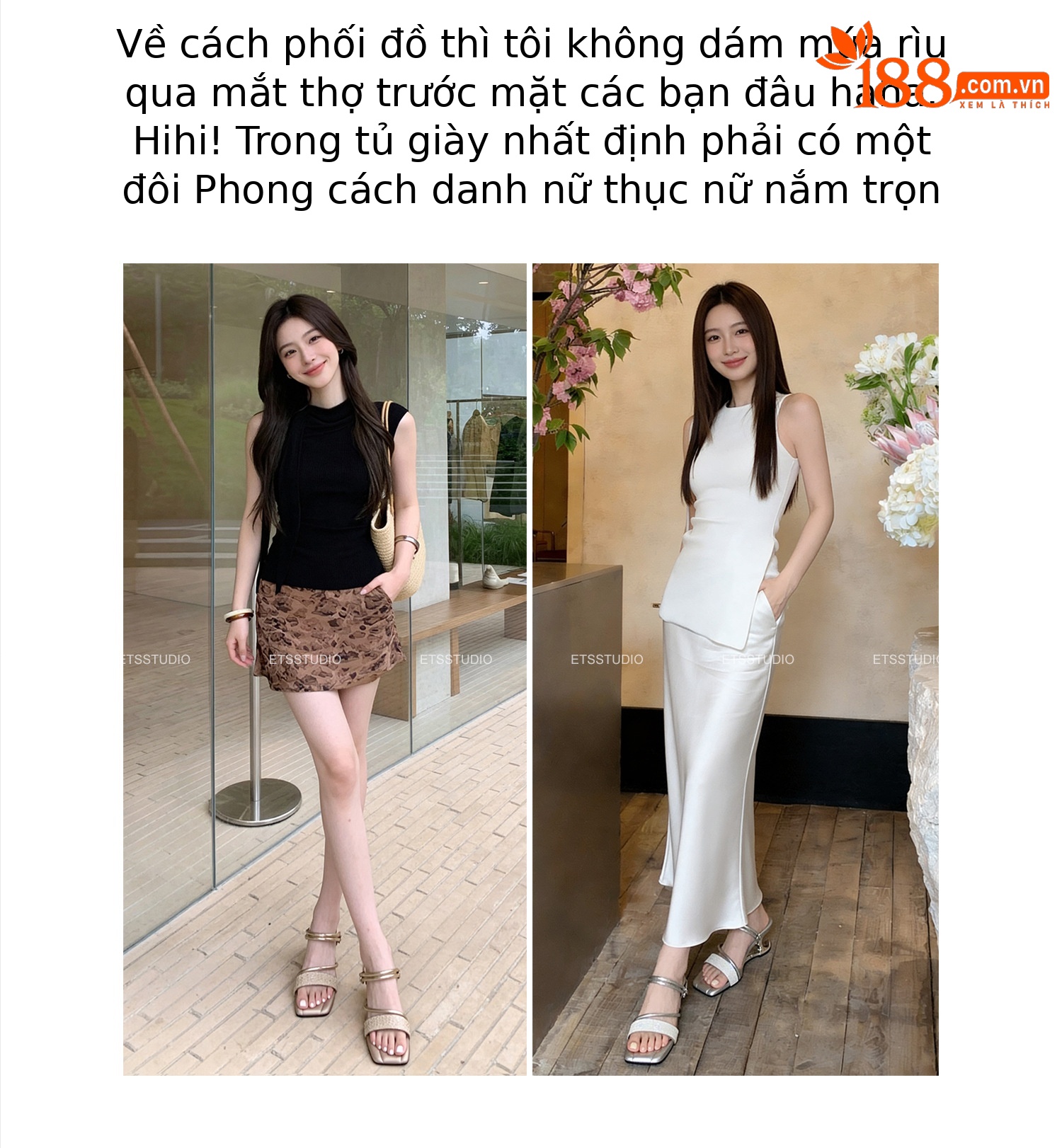 Sandal cao gót nữ quai mảnh mũi vuông hở mũi, gót dị hình, có thể xỏ kiểu một dây hoặc hai dây — màu vàng, bạc chi tiết 3