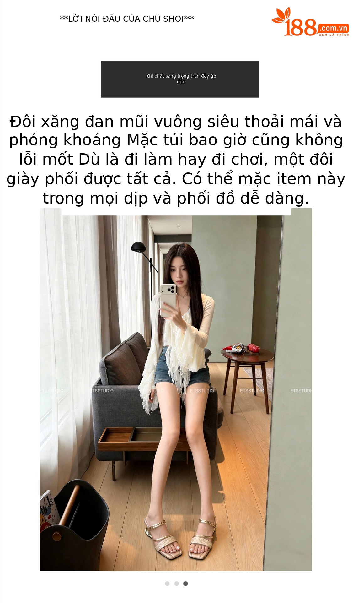 Sandal cao gót nữ quai mảnh mũi vuông hở mũi, gót dị hình, có thể xỏ kiểu một dây hoặc hai dây — màu vàng, bạc chi tiết 2