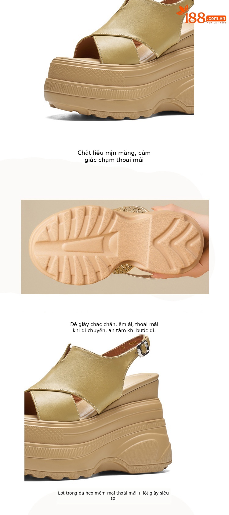 Sandal cao gót nữ hở mũi đế xuồng gót 12 cm — màu đen, màu mơ chi tiết 4