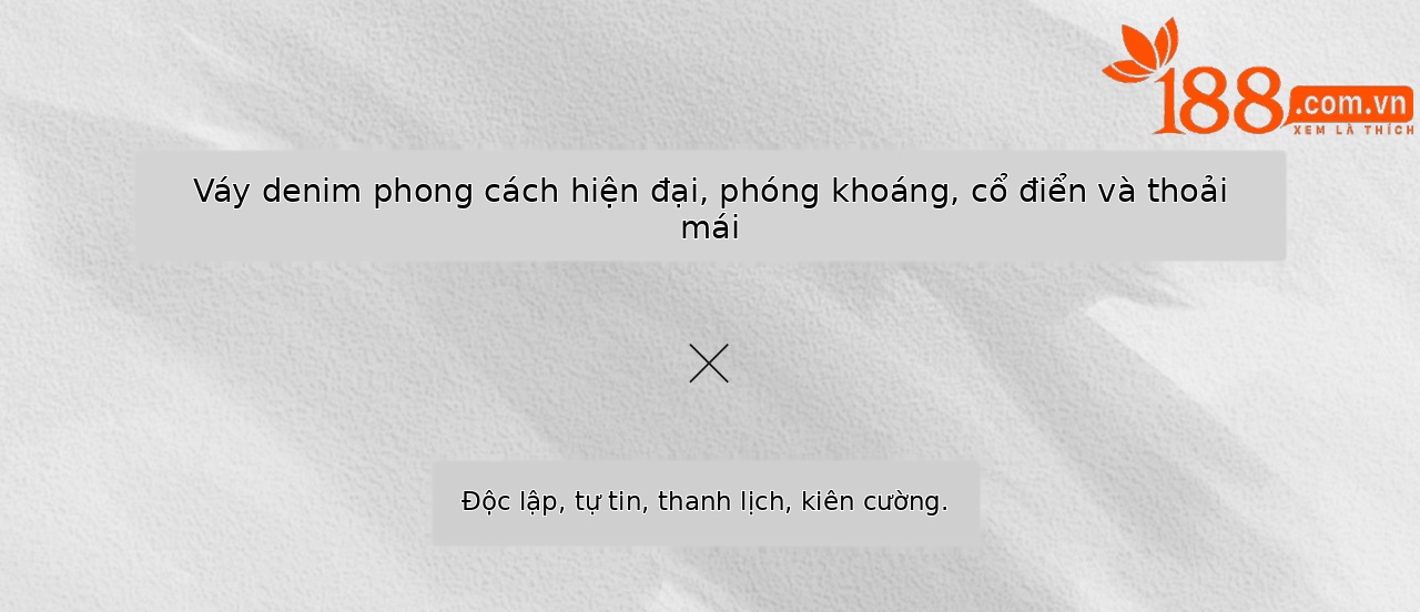 Váy denim nữ cổ ve sành điệu dáng suông midi — xanh đậm chi tiết 1