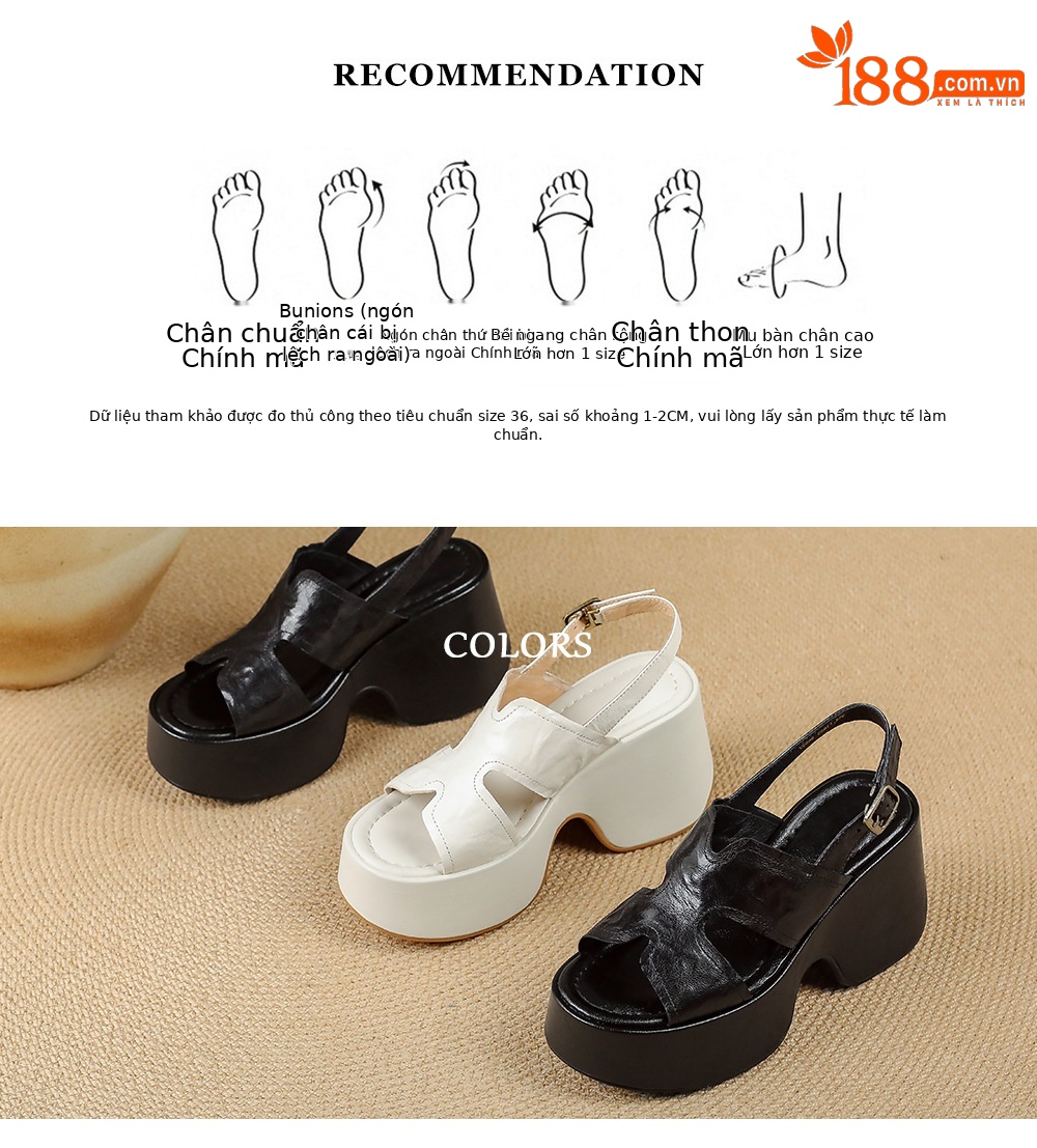 Sandal nữ da cừu mềm đế xuồng cao gót quai chéo hở mũi — màu đen, màu trắng ngà chi tiết 3