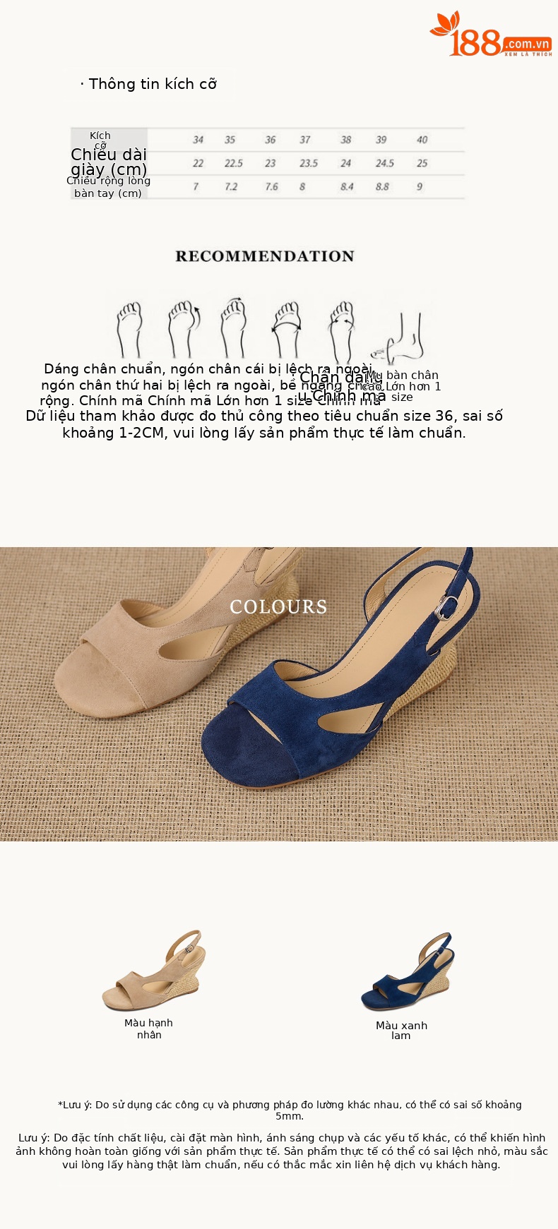 Sandal cao gót nữ mũi nhọn hở ngón, gót nêm đan rơm 8 cm, quai hậu buộc dây — xanh lam, màu mơ chi tiết 3