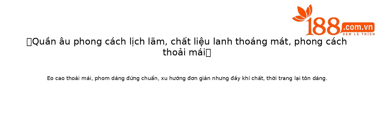 Quần culottes nữ ống rộng chất liệu linen phối sợi tencel, cạp cao dáng suông, mặc mùa hè thoáng mát — Xanh lông mòng đen chi tiết 1