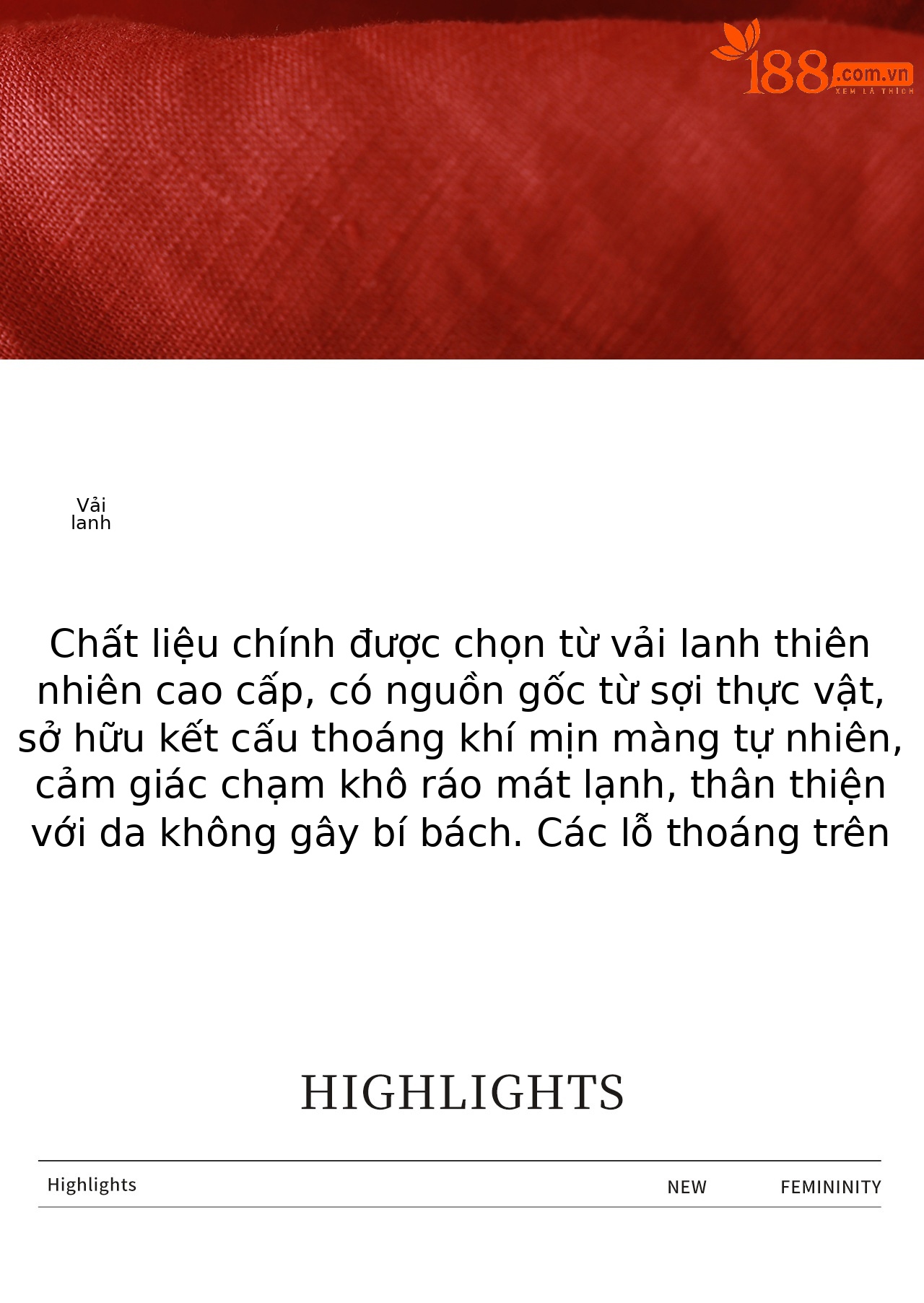 Áo sơ mi nữ linen chất lượng cao, phong cách cổ điển thư giãn, dáng rộng mùa hè — Đỏ Vermilion chi tiết 6