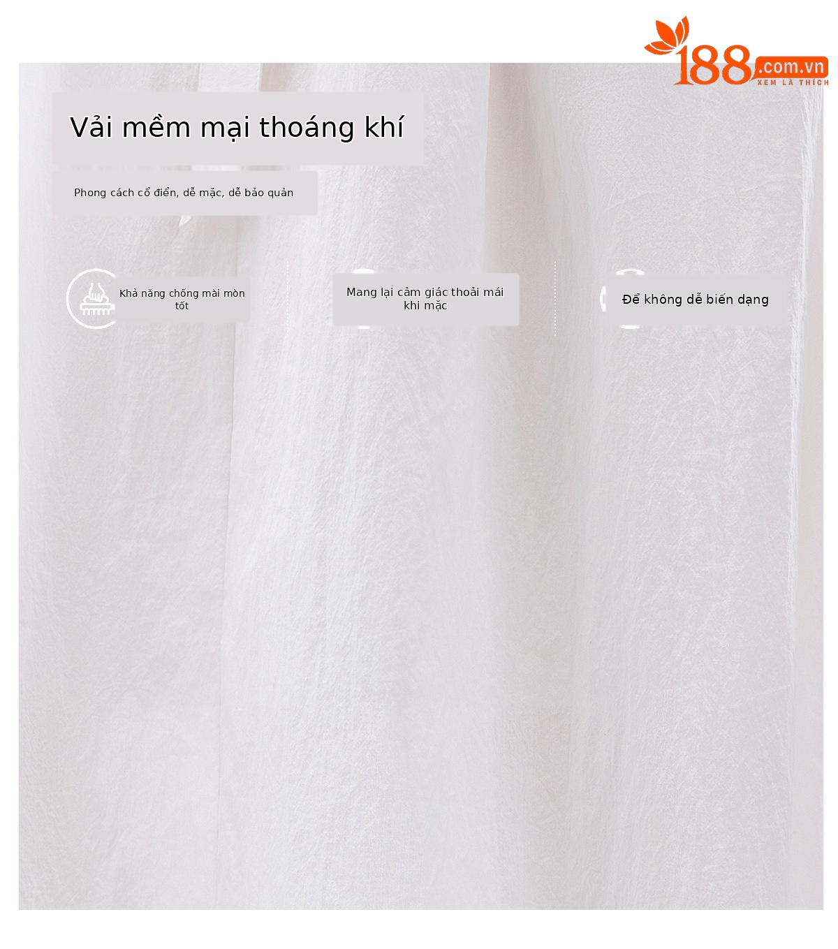 Đầm maxi nữ thắt eo cao, thiết kế quá gối, thêu hoa tinh tế phong cách trưởng thành — xanh lam, màu trắng chi tiết 10