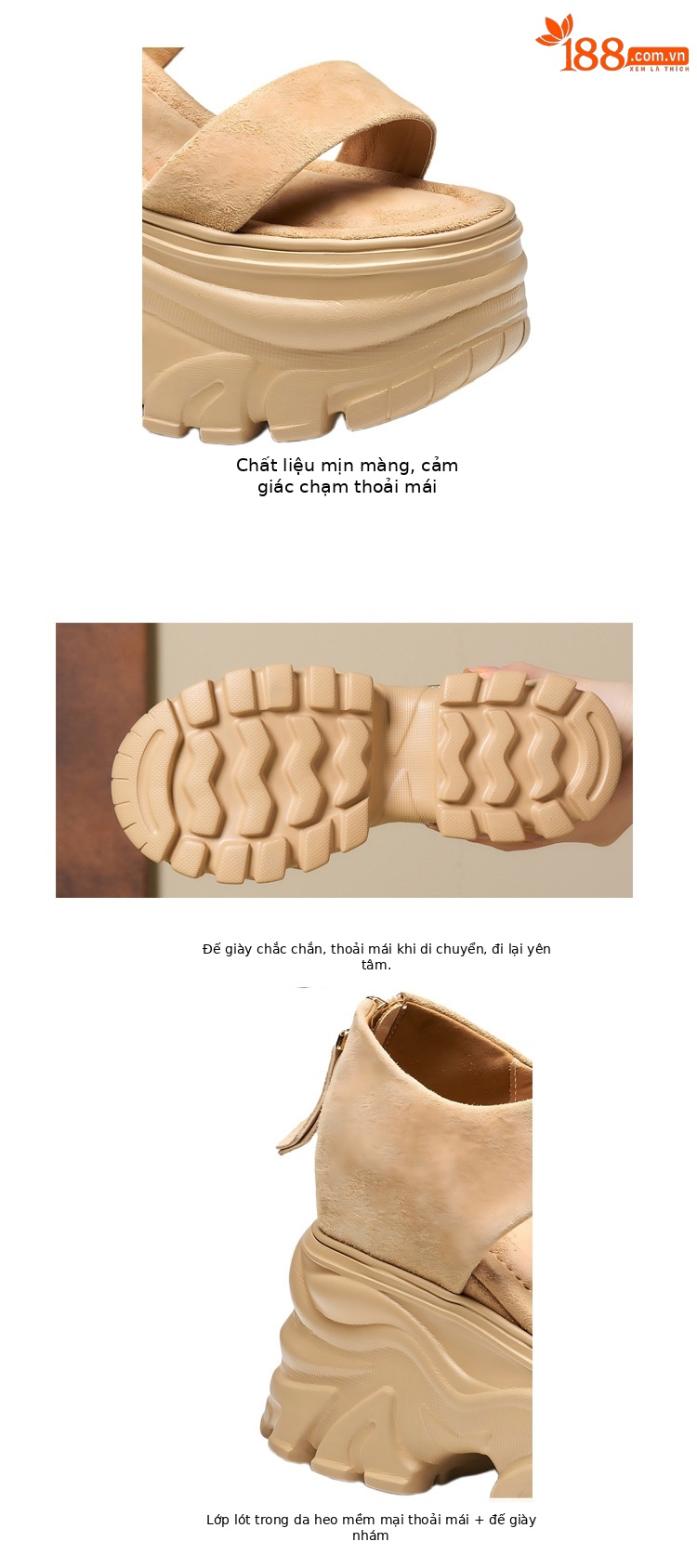 Sandal cao gót nữ đế xuồng phong cách La Mã, gót 12 cm, quai hở mũi, khóa kéo sau — màu đen, màu mơ chi tiết 4