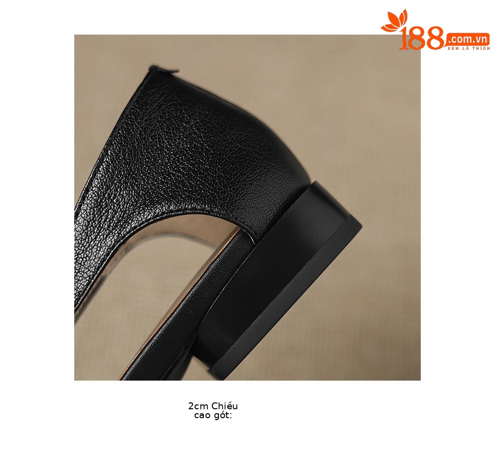 Sandal nữ da cừu mũi kín đế bệt phối lưới thoáng khí — đen chi tiết 20