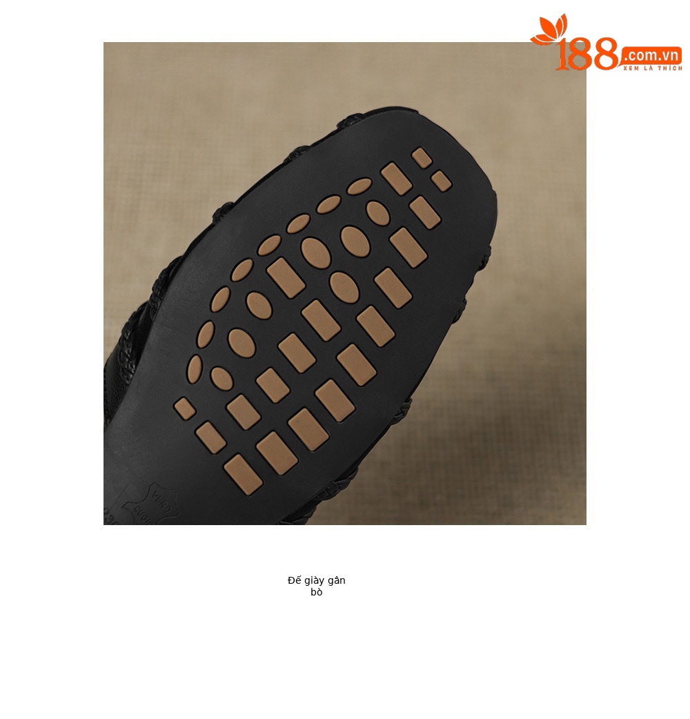 Sandal nữ da cừu mũi kín đế bệt phối lưới thoáng khí — đen chi tiết 21