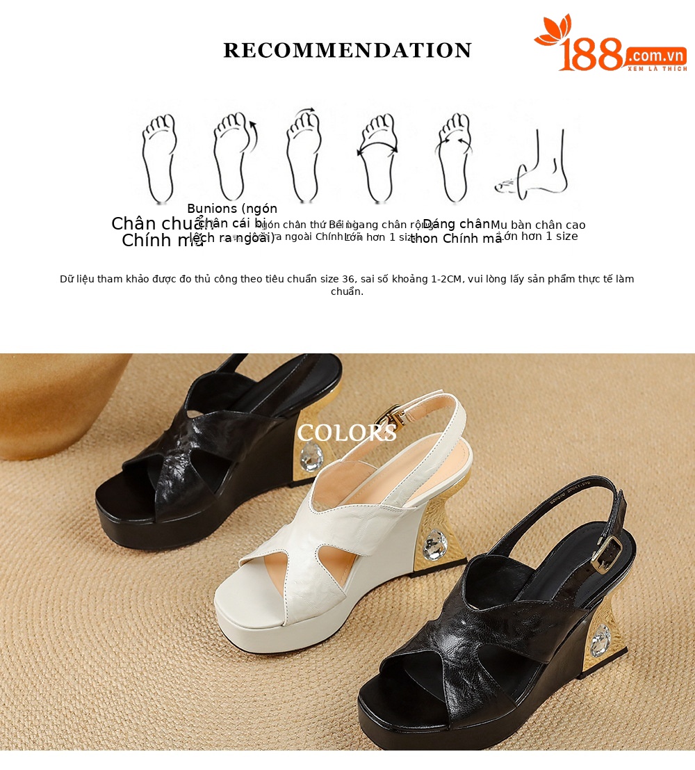Sandal cao gót nữ mũi vuông quai chéo đế xuồng 9 cm — màu đen, màu trắng ngà chi tiết 3