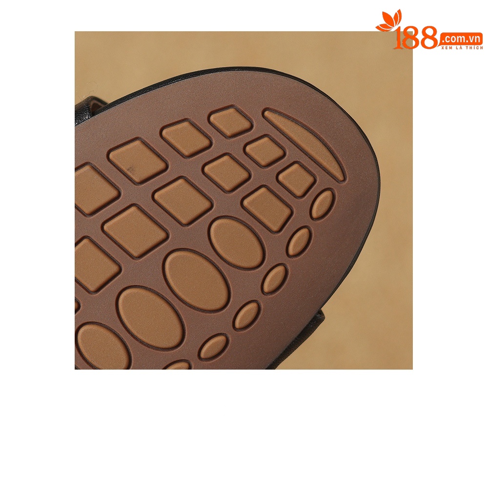 Sandal nữ quai chữ V hở mũi gót thấp mùa hè — đen chi tiết 15