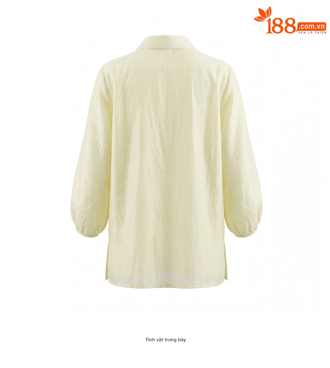 Áo sơ mi nữ tay lỡ thêu hoa tay chất liệu tencel cao cấp — màu trắng chi tiết 25