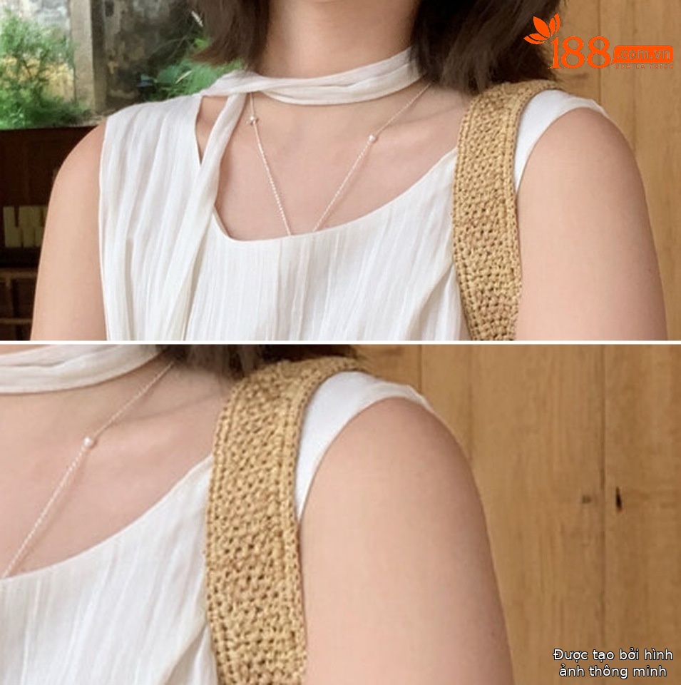 Đầm maxi nữ không tay chất liệu Tencel phong cách nghỉ dưỡng Hàn Quốc — trắng sữa, Bột cam, xanh lá cây chi tiết 8