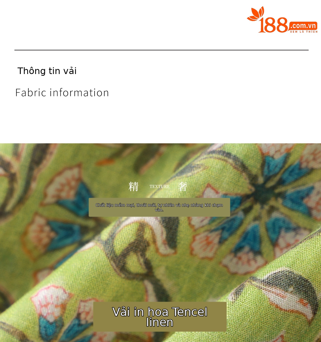 Đầm maxi nữ thắt eo tay ngắn họa tiết vintage chất lụa tơ tằm phối sợi gai — xanh lá cây chi tiết 5