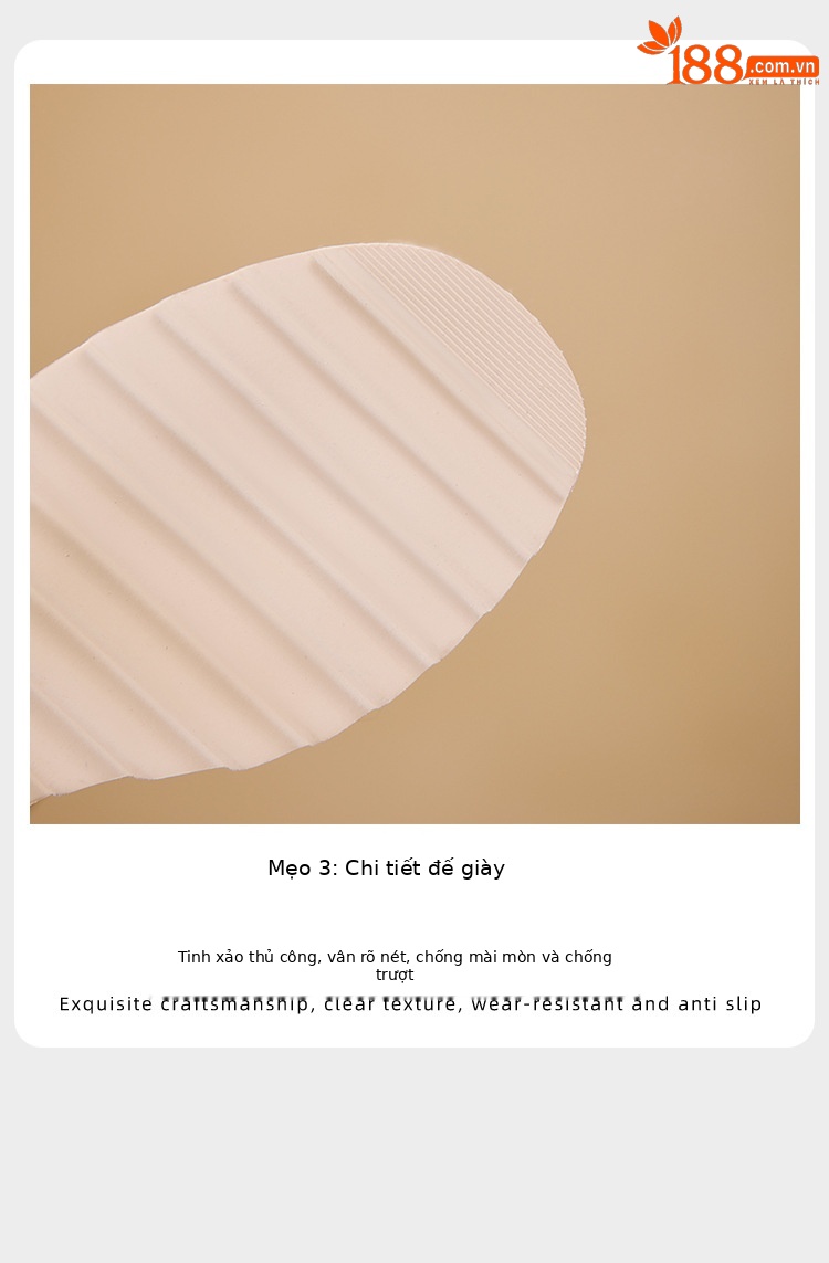 Dép sandal nữ quai ngang họa tiết da báo, đế xuồng bện rơm, gót cao 8 cm — Trang chủ chi tiết 11