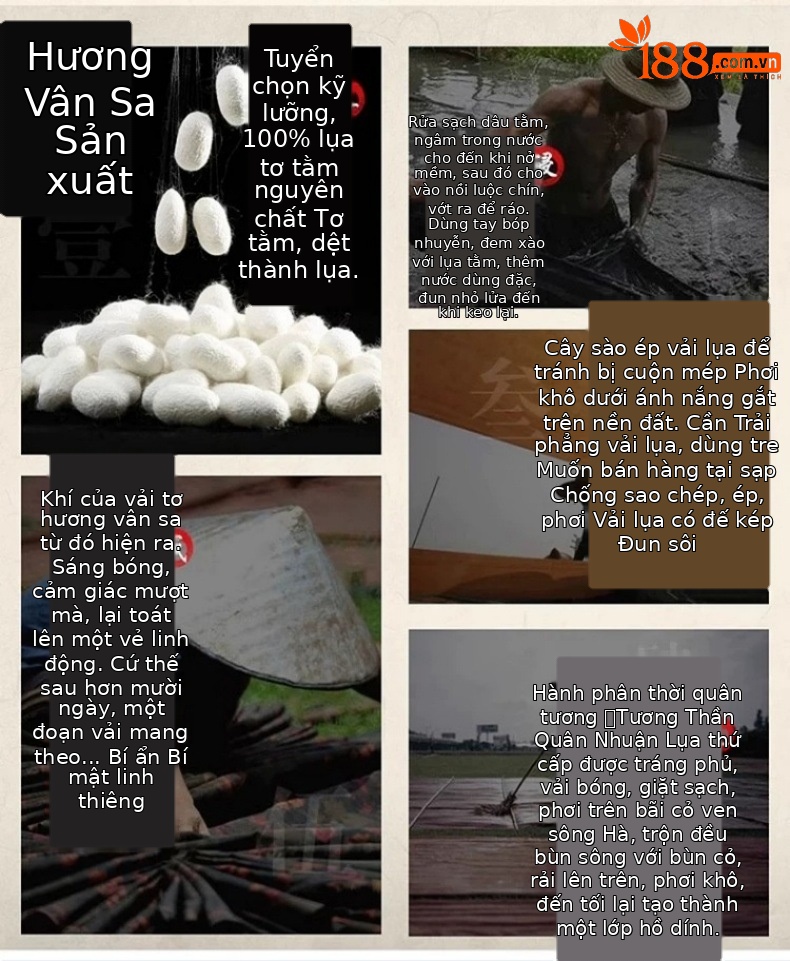 Áo sơ mi nam ngắn tay lụa tơ tằm cao cấp — Màu cà phê 8945 chi tiết 4