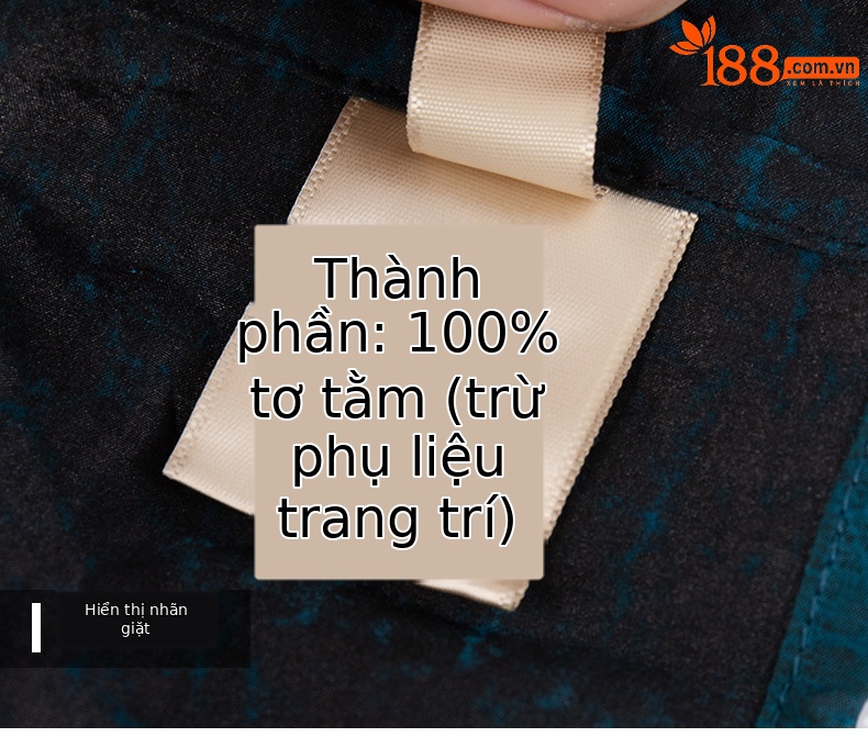 Áo sơ mi nam tay ngắn lụa tơ tằm hai mặt mùa hè — Xanh da trời26702 chi tiết 21