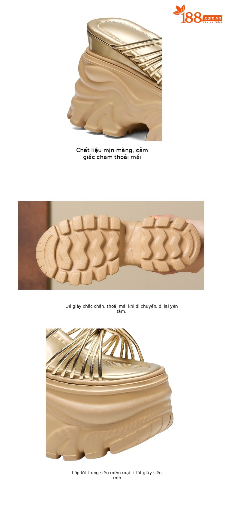 Sandal cao gót nữ quai mảnh đế xuồng siêu cao gót 9 cm — màu trắng ngà, Vàng nhạt chi tiết 4