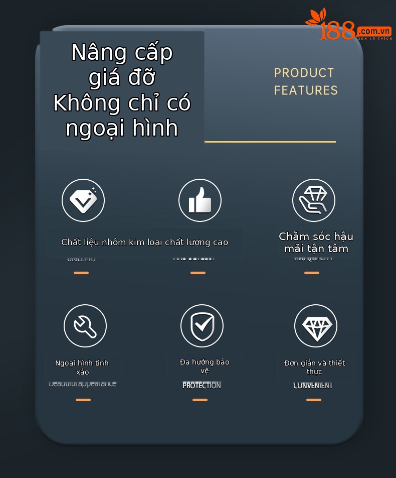 Ốp lưng Samsung S26 Ultra kim loại chống sốc, khung viền dày bảo vệ toàn diện, có giá đỡ ống kính và nam châm MagSafe — Đen, Đỏ, Xanh dương chi tiết 3