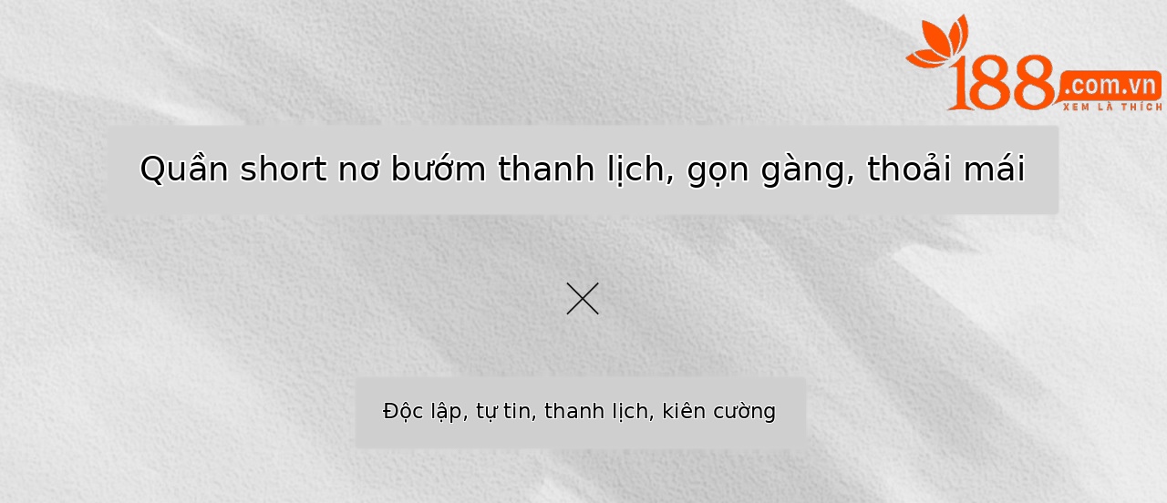 Quần short nữ cạp ren sóng thiết kế mới mùa hè — màu đen chi tiết 1