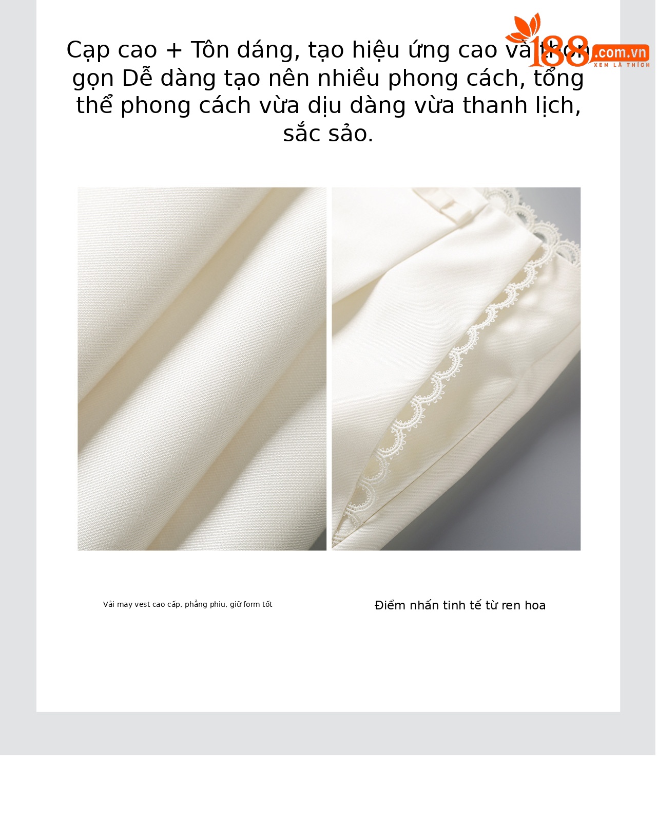 Quần short nữ cạp ren sóng thiết kế mới mùa hè — màu đen chi tiết 9