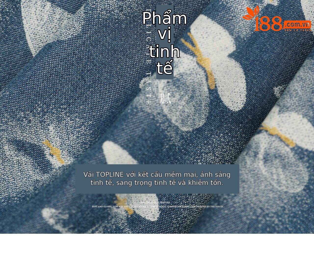 Đầm maxi nữ in họa tiết hoa bướm chất denim nhẹ thắt eo — Cao bồi xanh chi tiết 6