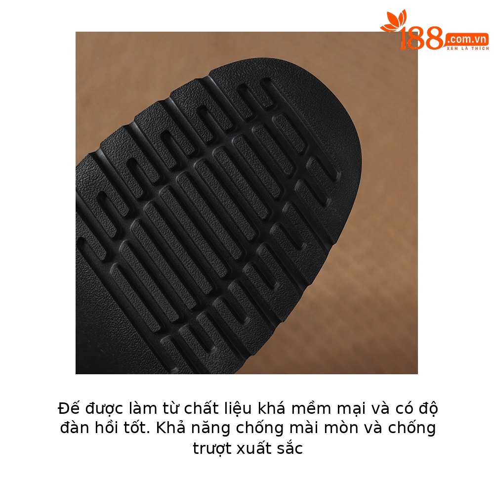 Sandal cao gót nữ mũi kín hở mũi đế dày gót thô 9 cm — màu đen, màu trắng ngà chi tiết 8