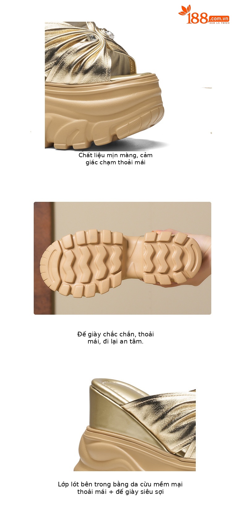Sandal cao gót nữ hở mũi đế xuồng gót 12cm/14cm quai ngang — Bạc 12cm, Bạc 14cm, Đen 12cm, Đen 14cm chi tiết 5