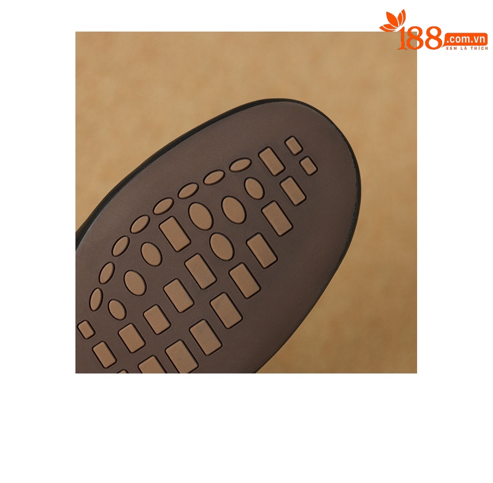 Sandal nữ quai chữ V đế bệt mũi tròn hở gót — đen chi tiết 14